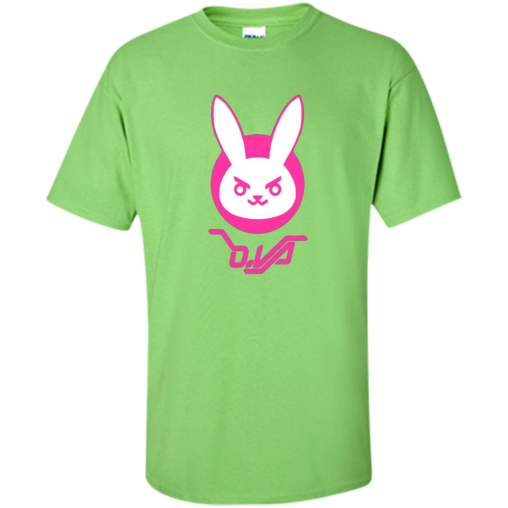 Overwatch D.VA Bunny Spray T-shirt Lime