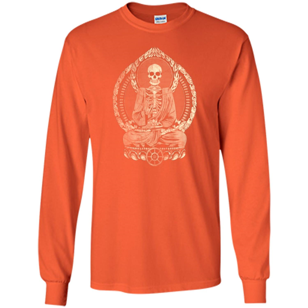 Starving Buddha - Weathered Halftone T-shirt Orange