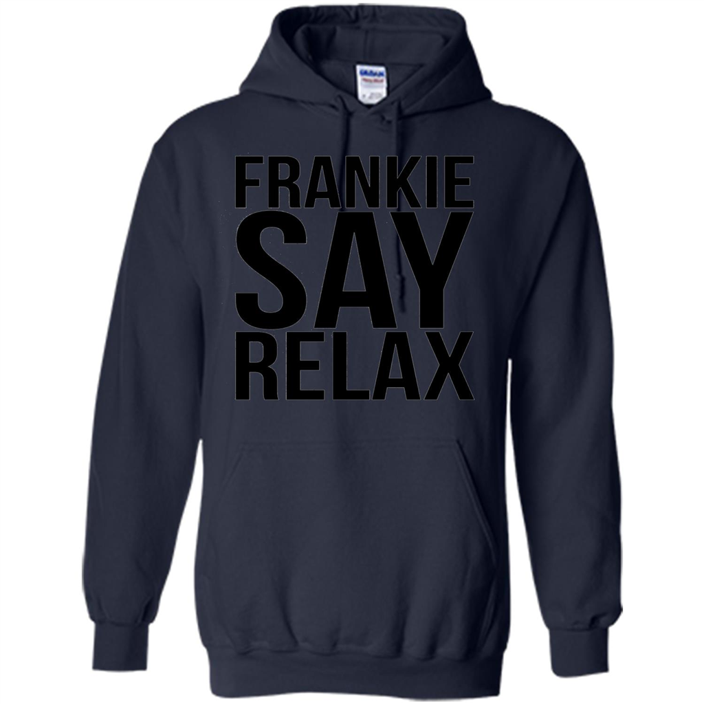 Music Lover T-shirt Frankie Say Relax Navy