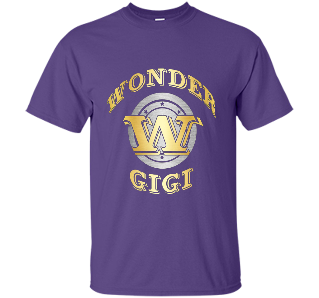 Wonder Gigi T Shirt Gift For Super Grandma On Special Day t-shirt Purple