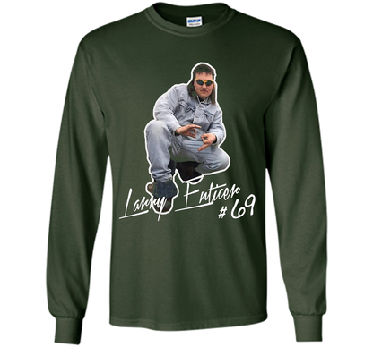 Larry Enticer T-shirt Just Gonna Send It T-shirt Forest Green