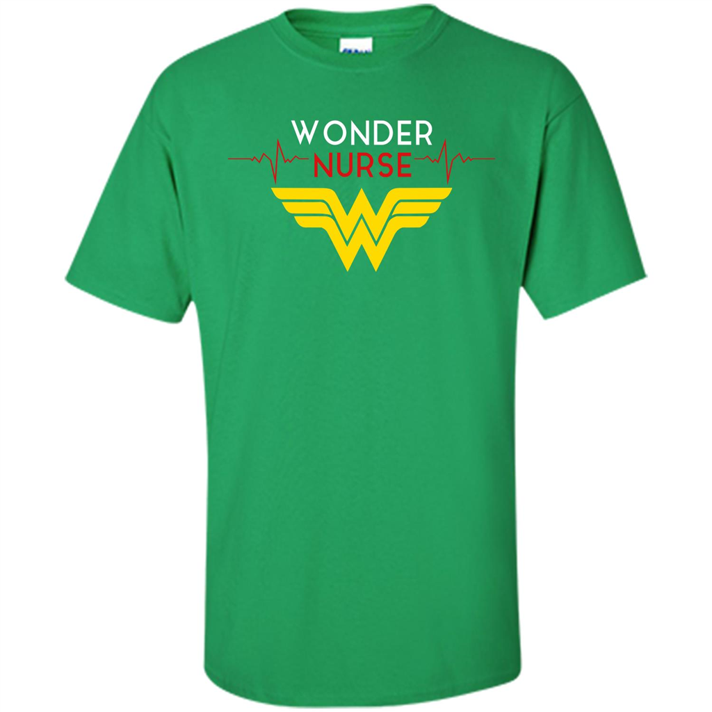 Nurse Lover. Wonder Nurse T-shirt Irish Green