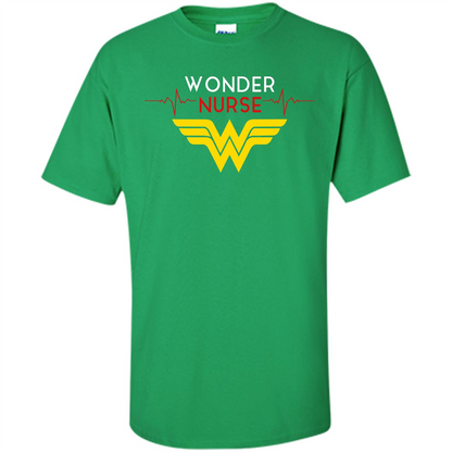 Nurse Lover. Wonder Nurse T-shirt Irish Green