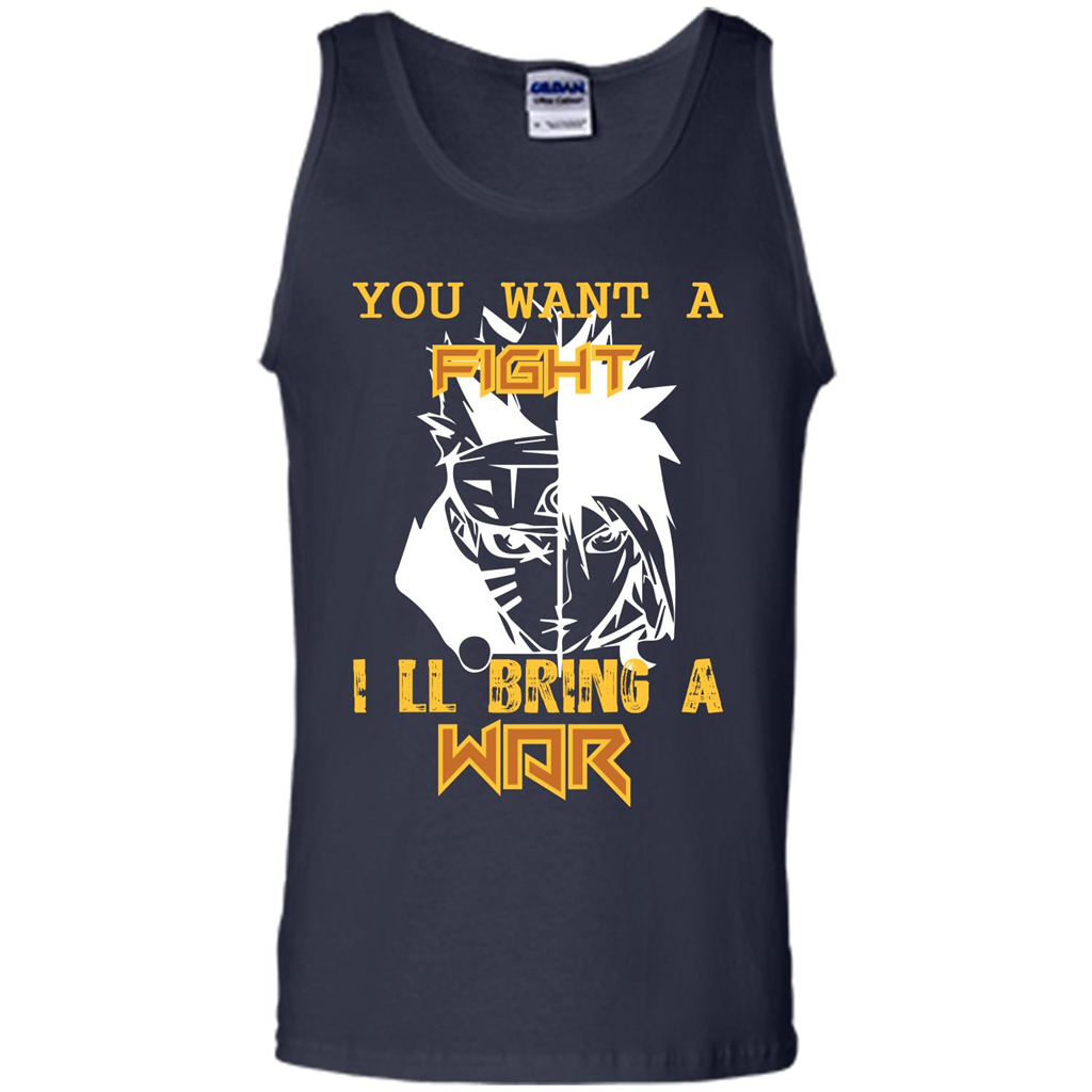 Movie T-shirt You Want A Fight I_Ñéll Bring A War Navy