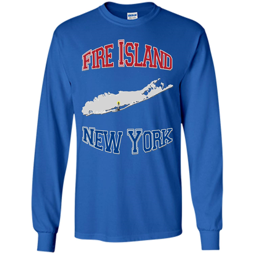 Fire Island New York T-shirt Royal