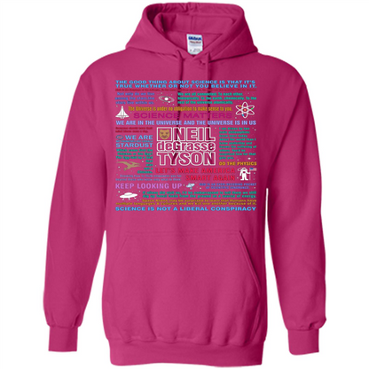 Neil deGrasse Tyson NDT Quotes T-Shirt Let's Make America Smart Again T-shirt Heliconia