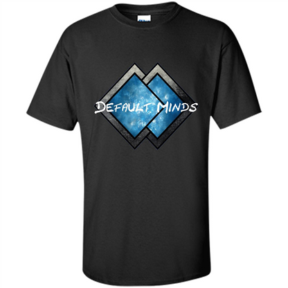 Music T-shirt Default Minds T-shirt Black