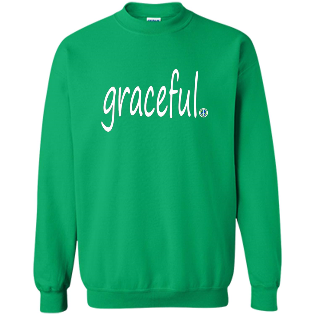 Graceful T-shirt World Peace Point Irish Green