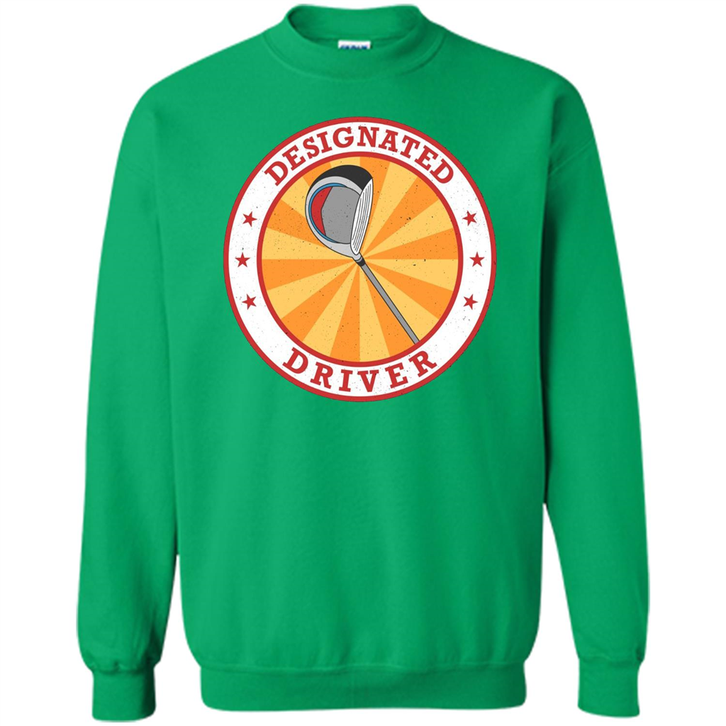 Golf T-shirt Designated Driver Funny Golf T-shirt Irish Green