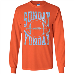 Football T-shirt Sunday Funday Football SeasonT-Shirt