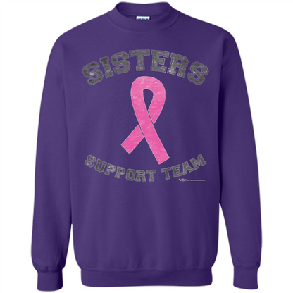 Breast Cancer Awareness T-shirt Sisters Support Team Orange