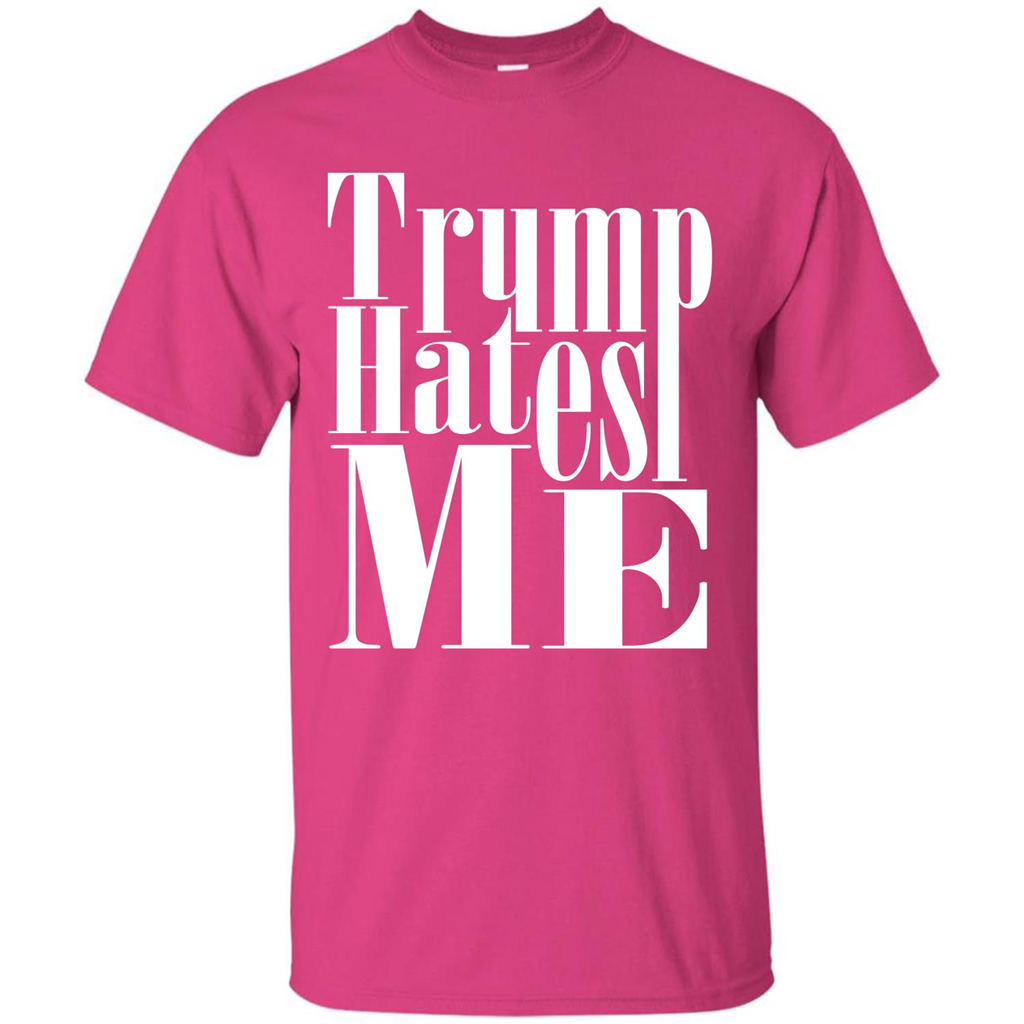 President America Hates Me T-shirt Heliconia