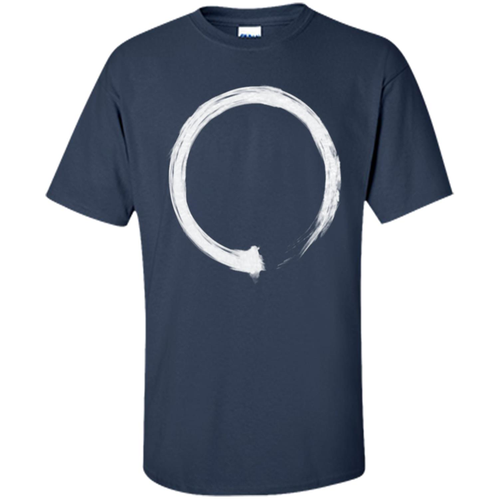 Zen Enso White T-shirt Navy