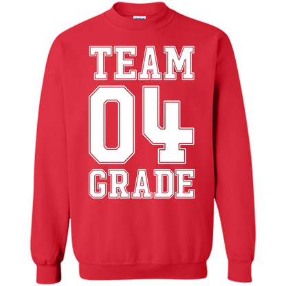 Team Fourth Grade T-shirt Team 4th Grade Back To School T-Shirt Red
