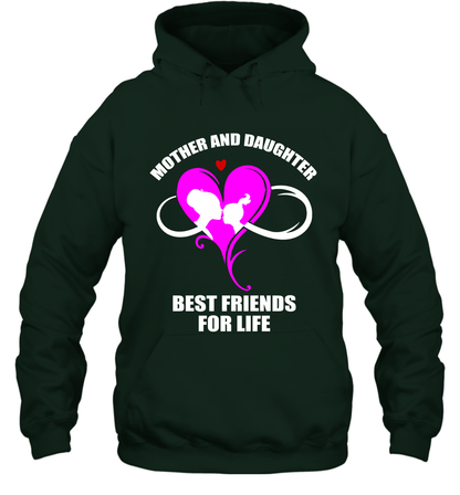 Mother And Daughter Best Friends For Life Shirt Hoodie Forest