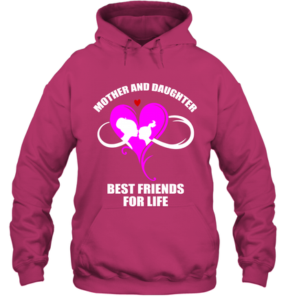 Mother And Daughter Best Friends For Life Shirt Hoodie Heliconia