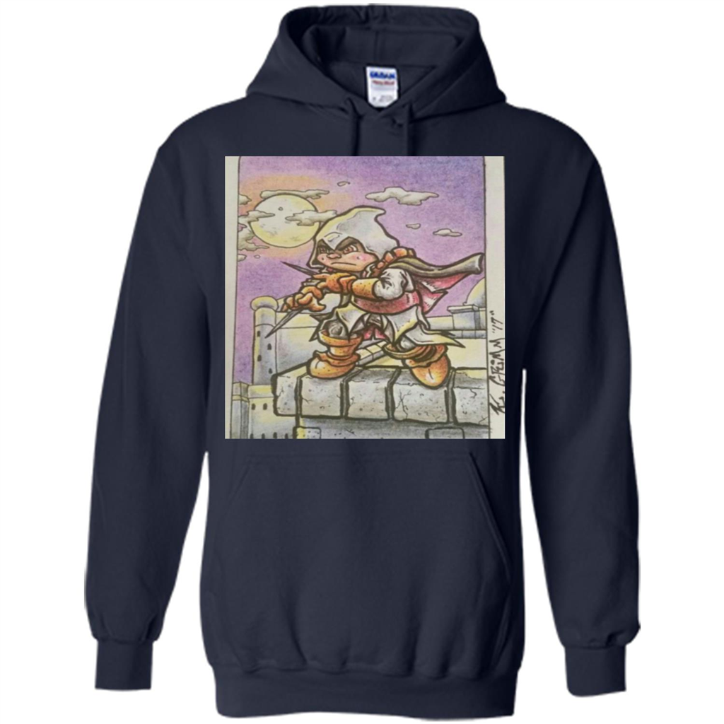 Assassin - Walk Under A Full Moon's Light T-Shirt Navy