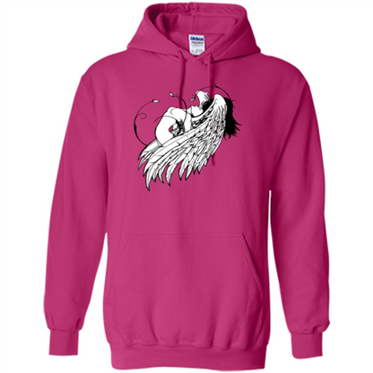 Angel T-shirt Angel Wings Heliconia