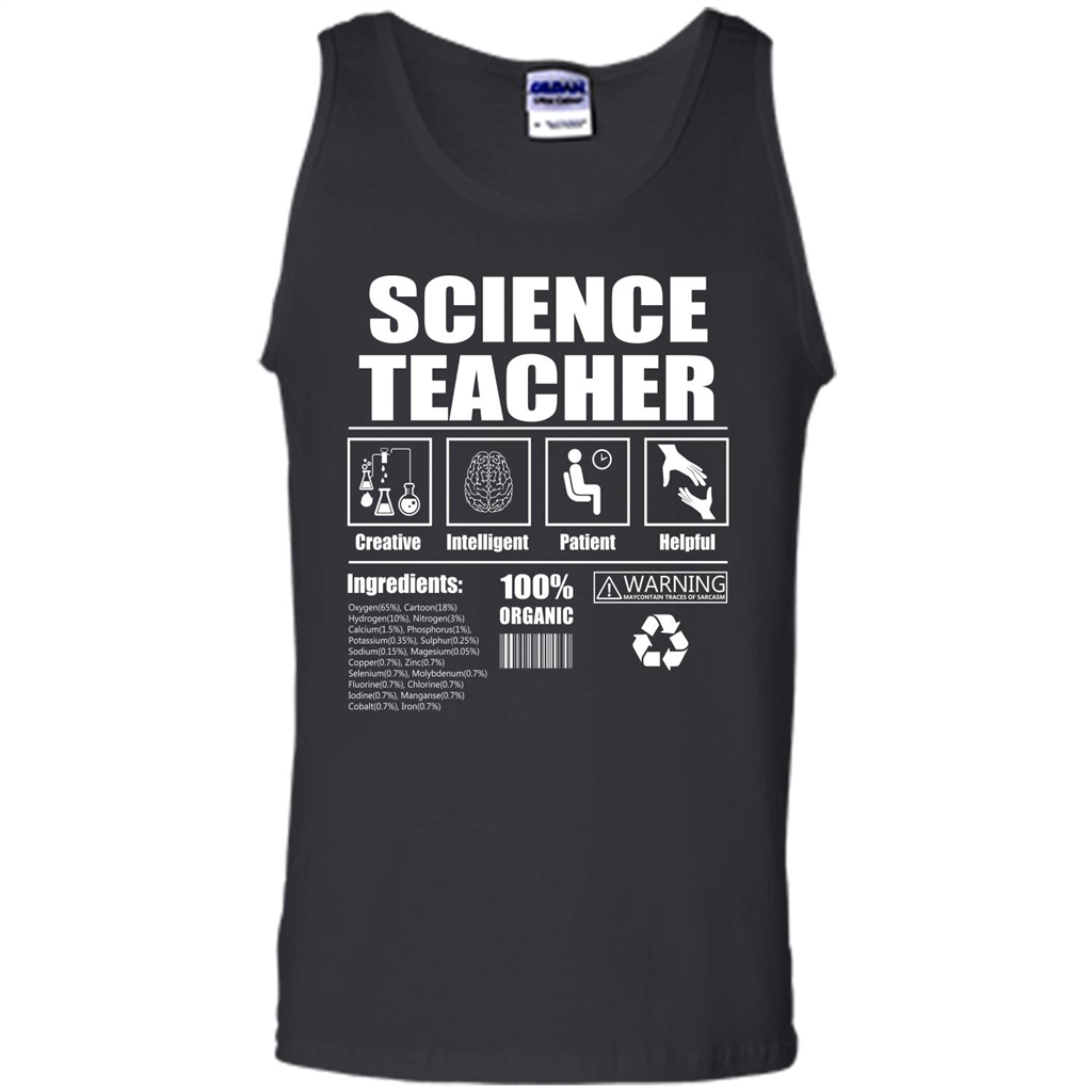 Science Teacher T-shirt Science Teacher Facts T-shirt Black