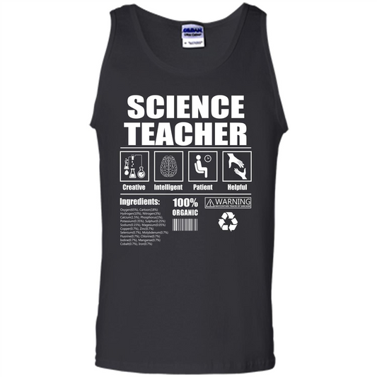 Science Teacher T-shirt Science Teacher Facts T-shirt Black