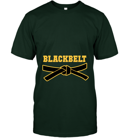 Black Belt Shirt T-Shirt T-Shirt Forest Green
