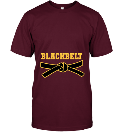 Black Belt Shirt T-Shirt T-Shirt Maroon