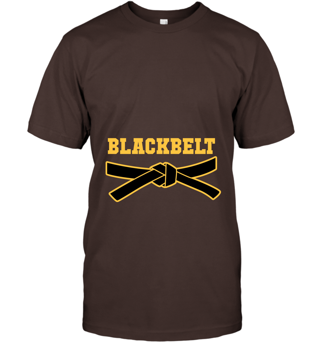 Black Belt Shirt T-Shirt T-Shirt Dark Chocolate