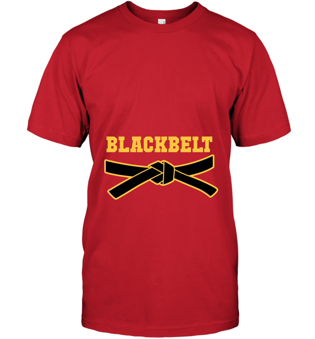 Black Belt Shirt T-Shirt T-Shirt Red