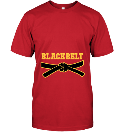 Black Belt Shirt T-Shirt T-Shirt Red