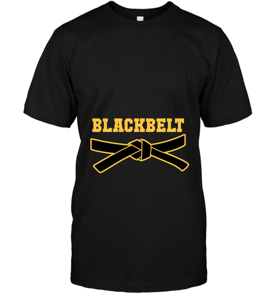 Black Belt Shirt T-Shirt T-Shirt Black