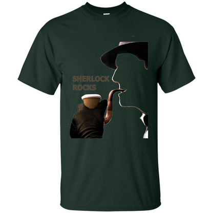 Sherlock Rocks T-shirt Forest Green