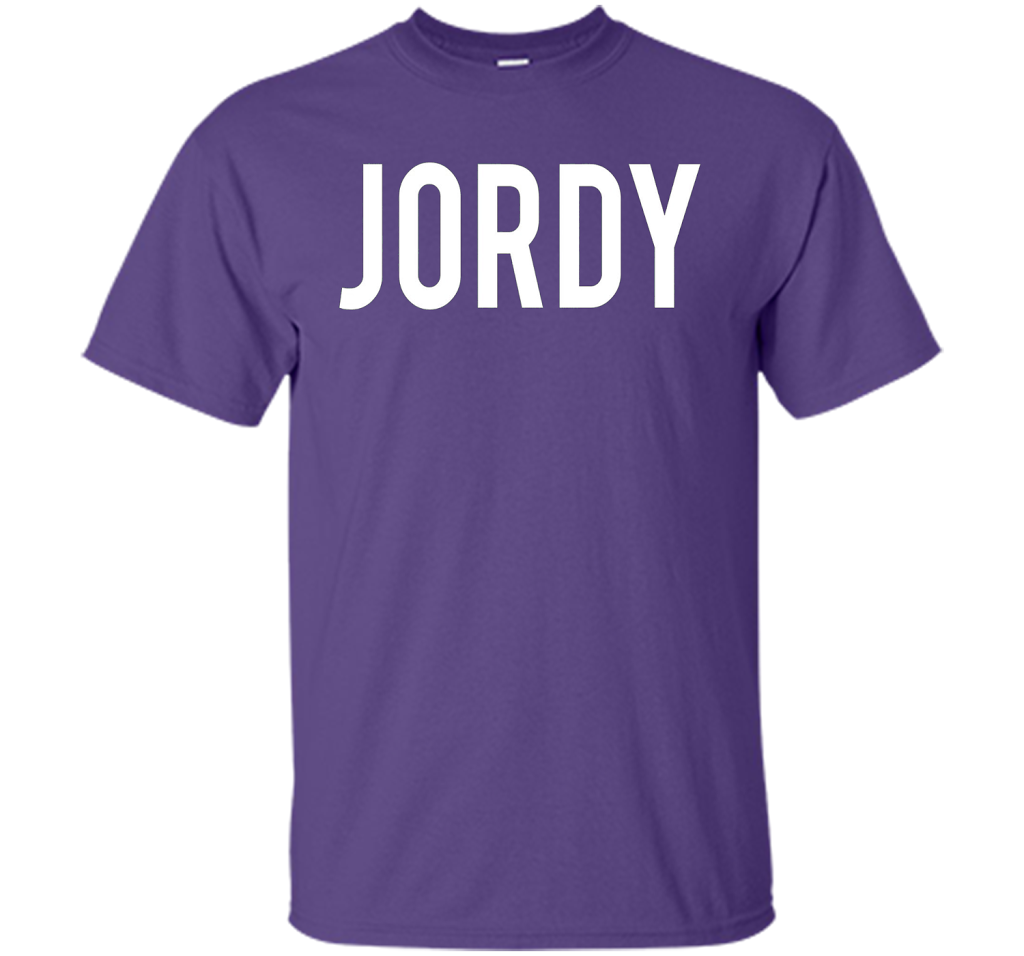 Jordy T Shirt - Cool new funny name fan cheap gift tee shirt Purple
