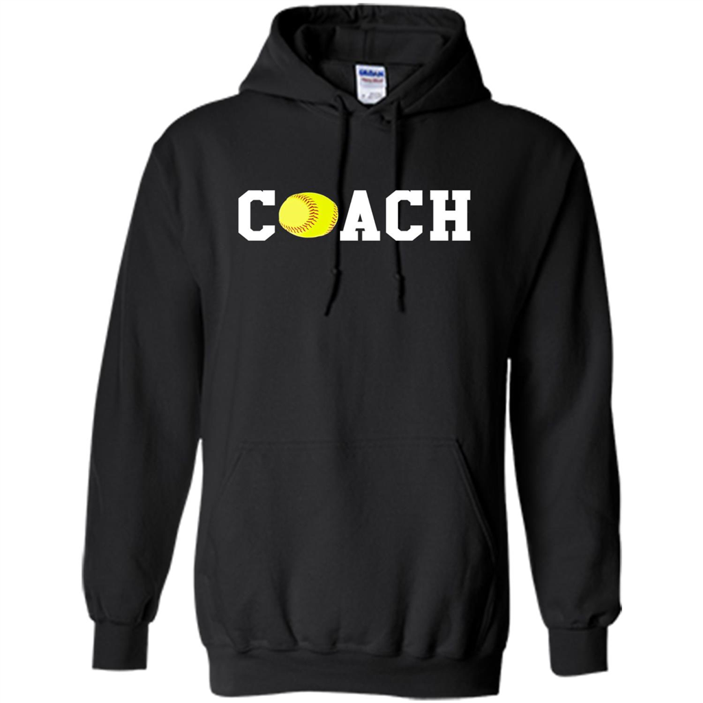 Softball Coach Gift T-shirt Black