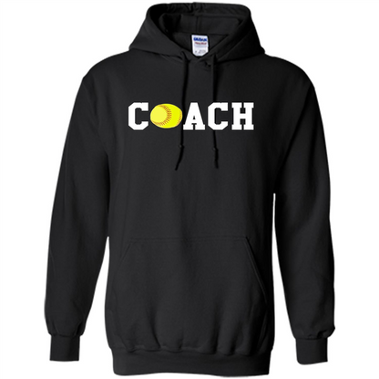 Softball Coach Gift T-shirt Black