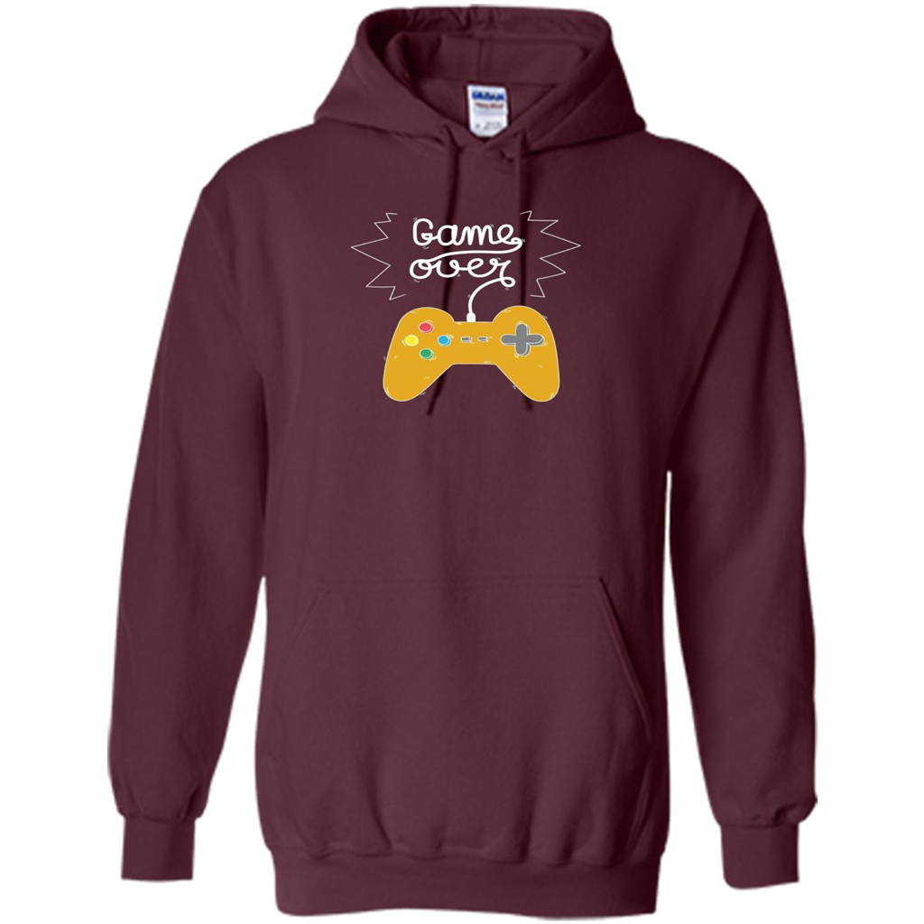 Gamer T-shirt Game Over Maroon