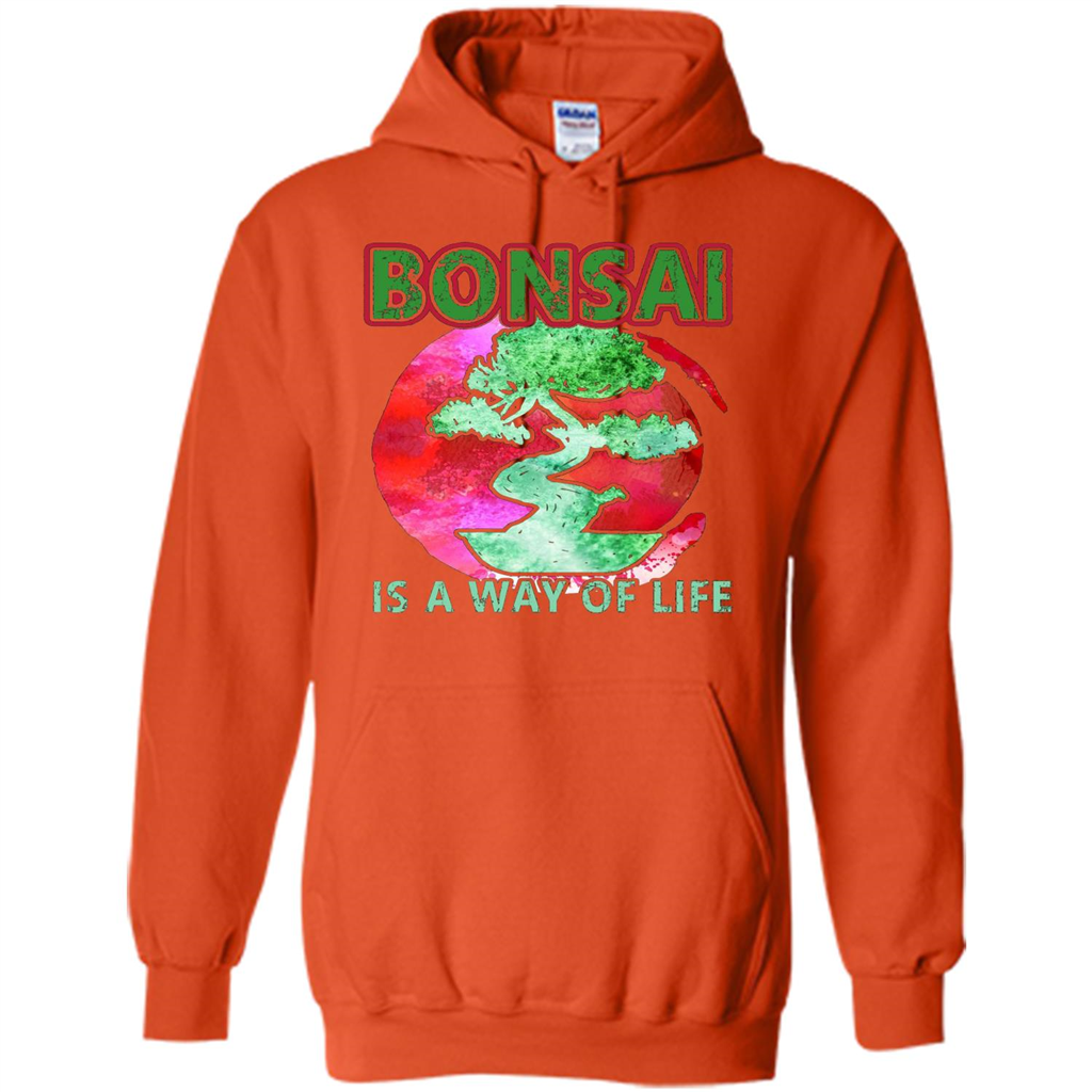 Bonsai T-shirts - Love Bonsai Of Life T-shirt Orange