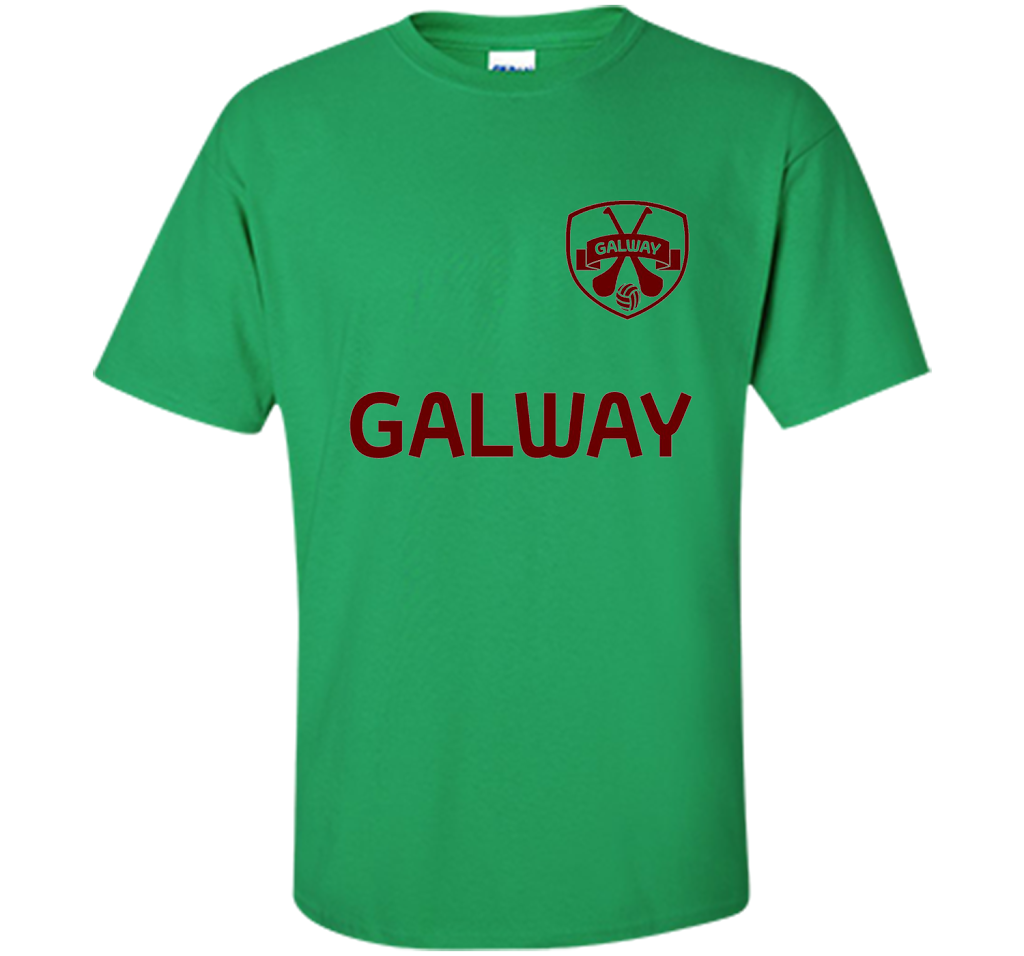 County Galway Hurling All Ireland 2017 Champions t-shirt Irish Green