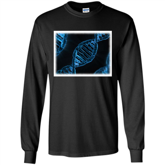 DNA T-shirt With DNA Strand Black