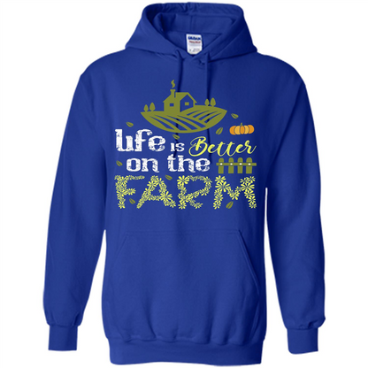 Farmer T-shirt Life Is Better On The Farm T-shirt Royal