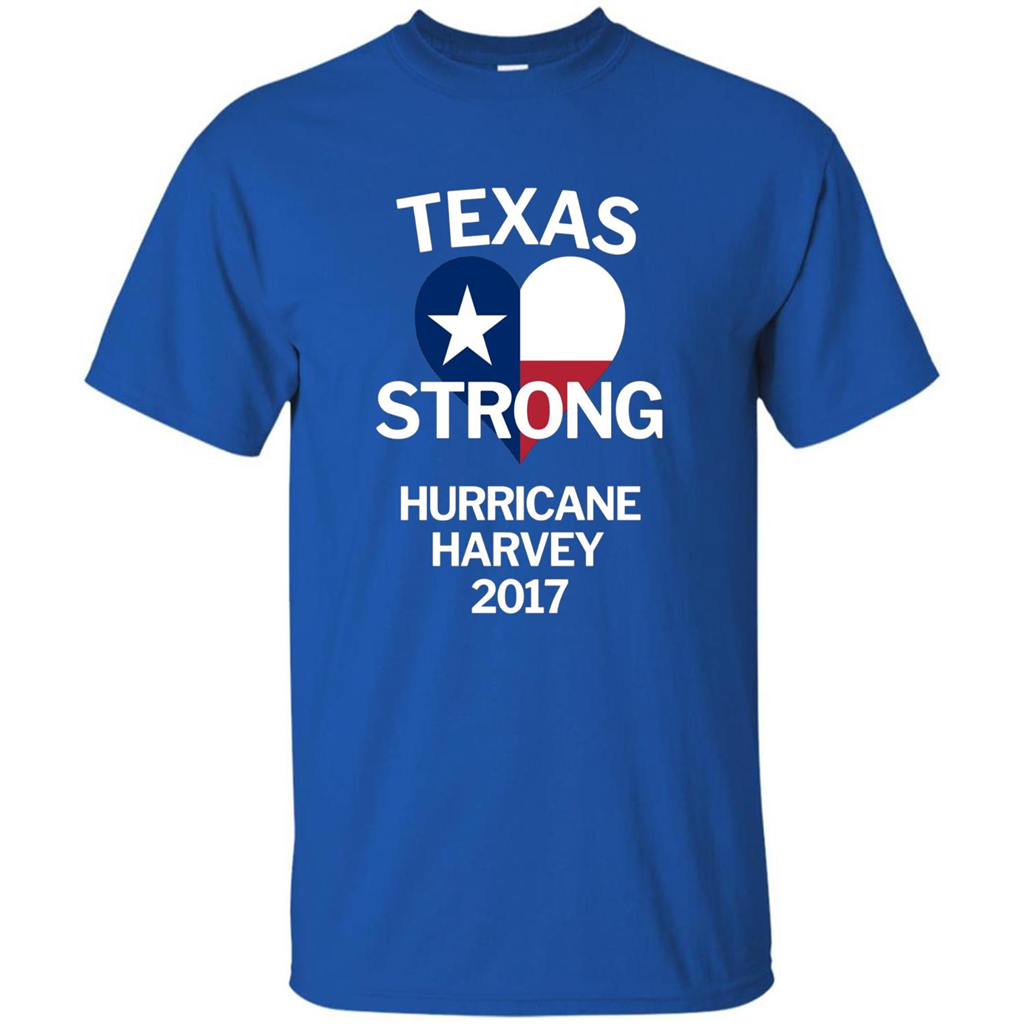Texas Strong Hurricane Harvey 2017 T-shirt Royal