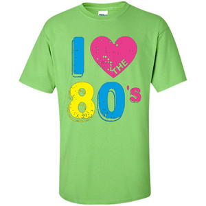 Vintage T-shirt I Love the 80's T-shirt