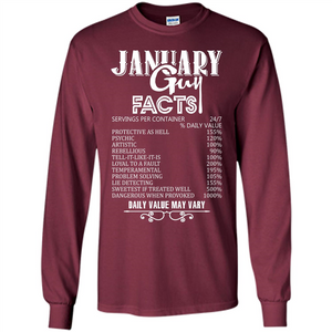 January Guy Facts T-shirt