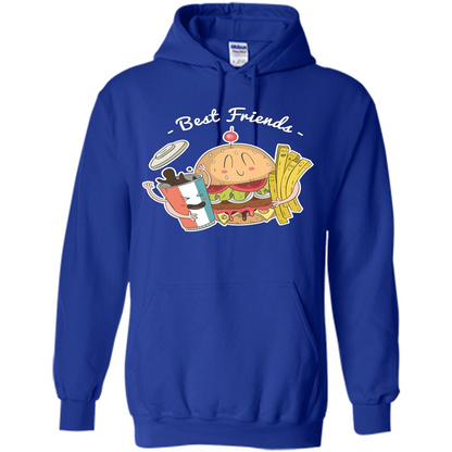 Burger Lover T-shirt Best Friends Delicious Royal