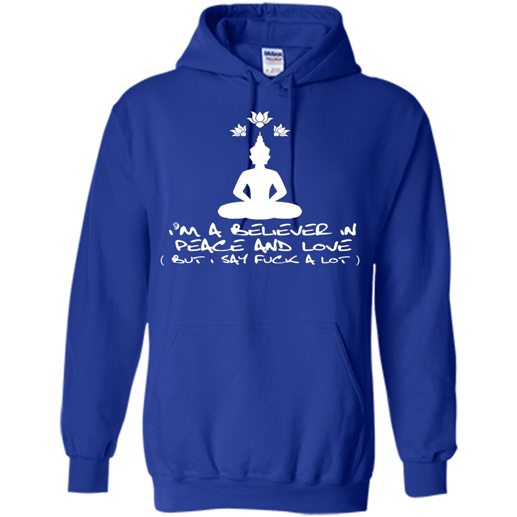 Buddhist T-shirt I'm A Believer In Peace And Love T-shirt Royal