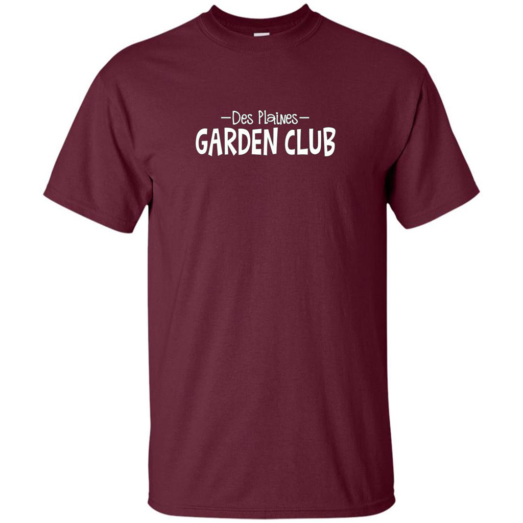Official Des Plaines Garden Club T-Shirt Maroon