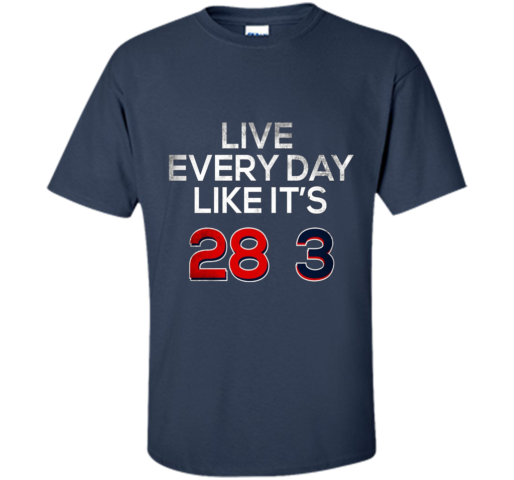 Patriotic American Flag Runway Pilot T-shirt Navy