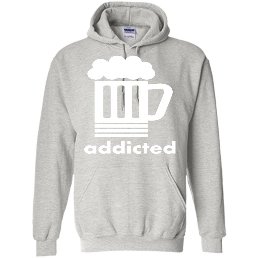 Beer T-shirt Addicted To Beer Ash