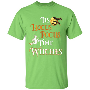 Halloween Witch T-shirt It's Hocus Pocus Time Witches