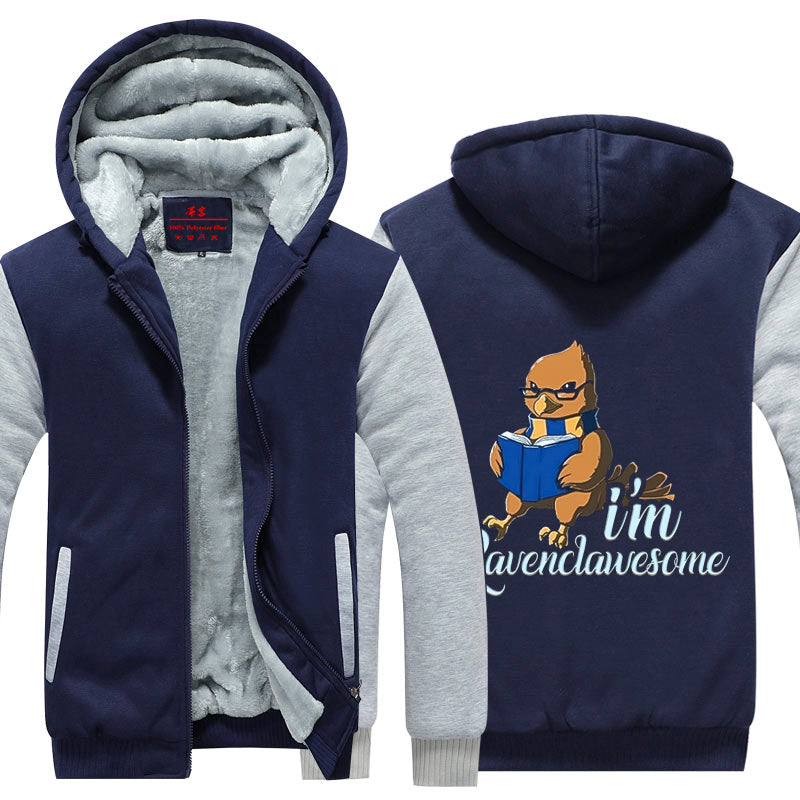 I'm Ravenclawesome Harry Potter House Winter Zip Hoodies