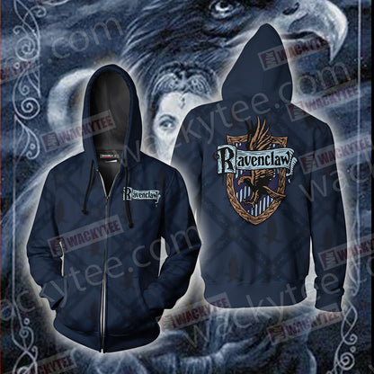 Harry Potter - Wise Like A Ravenclaw Zip Up Hoodie